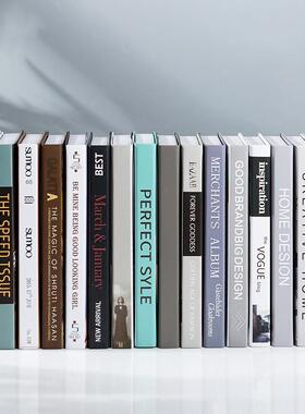 现代杂志假书彷真书装饰品家居摆件服装店柜台装饰道具书创意摆设