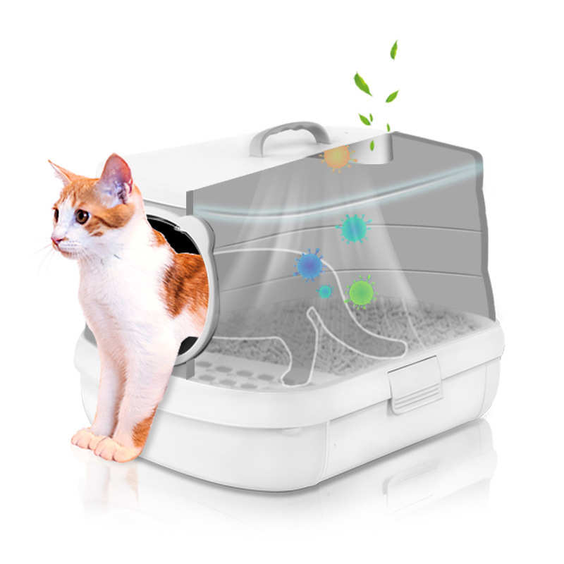 新品猫砂盆全封闭式可折叠智能除臭大号猫厕所省空间批发