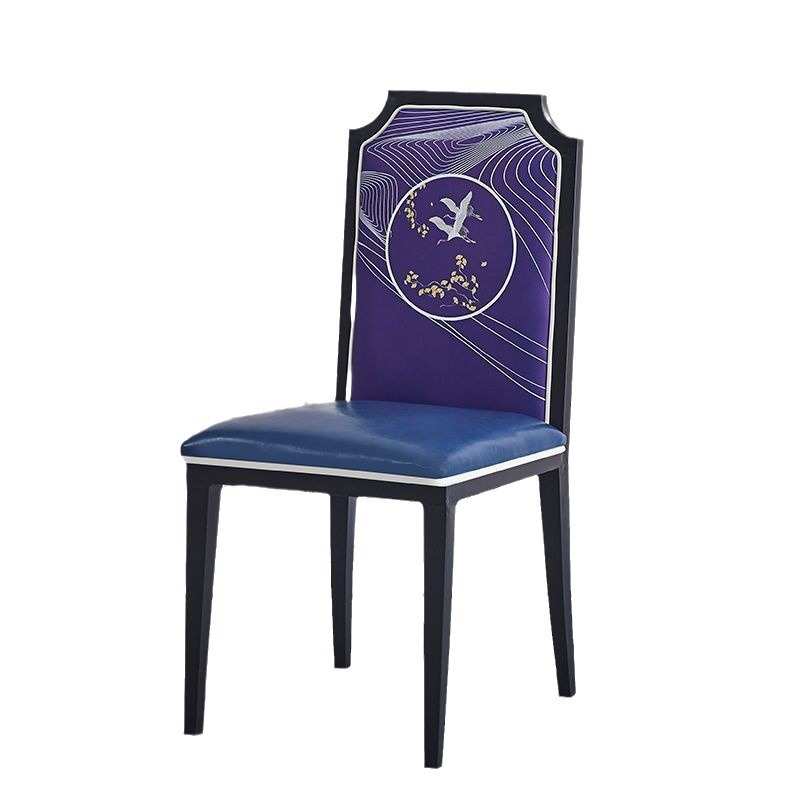 餐椅简约大厅现代奢靠背包厢轻餐厅椅子椅子桌椅宴会饭店火锅酒店