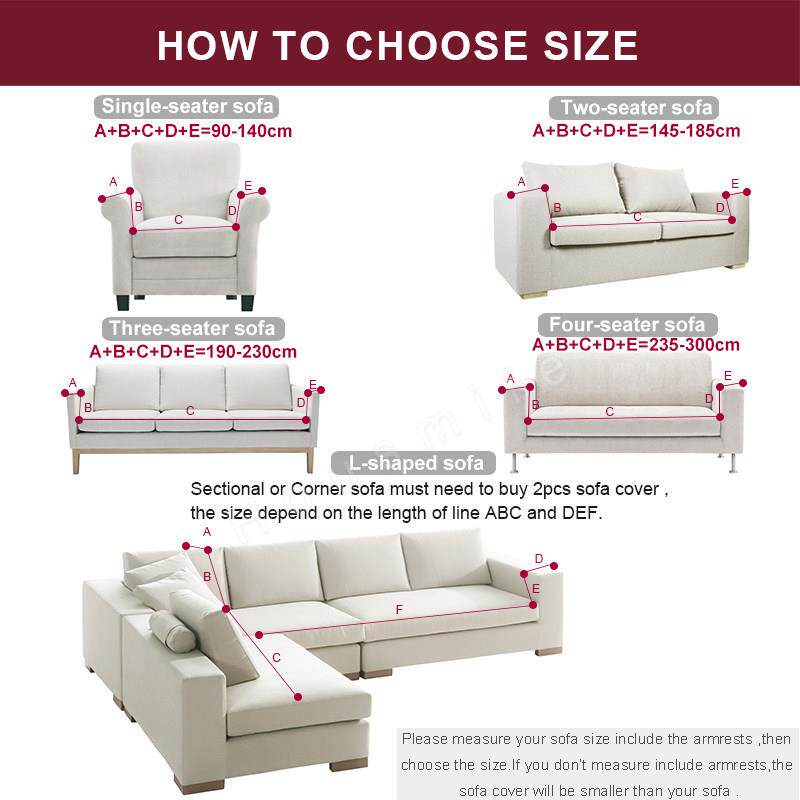 Elastic Tight Wrap All-inclusive Sofa Cover for Living Room
