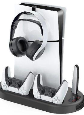 Cooling Dock Gamepad Charging Station with Headset Holder
