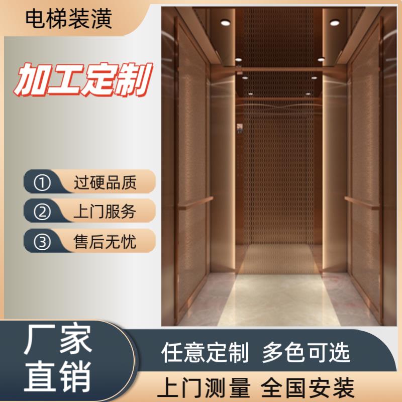 电梯轿厢装潢装修装饰酒店家用别墅电梯不锈钢厅门大门套吊顶包装
