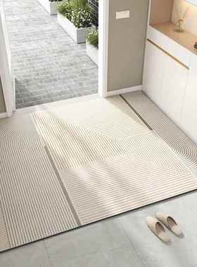 入KLO户门地垫地pvc可擦免洗进门门口门新款玄关垫脚可裁剪皮垫革