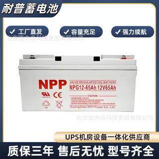 NPP耐普蓄电池12V6H NPG12-6h 太阳能光伏发电路灯胶体蓄电池