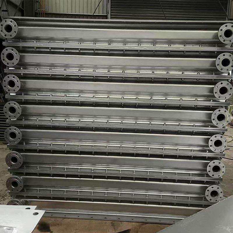 翅片管式散热器工业不锈钢暖气片换热器循环式绕片式空气散热器