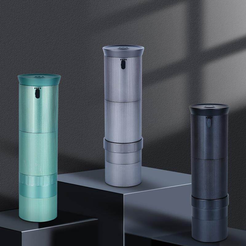 跨境新款电动咖啡磨豆机便携研磨机五星铝合金机身不锈钢磨芯