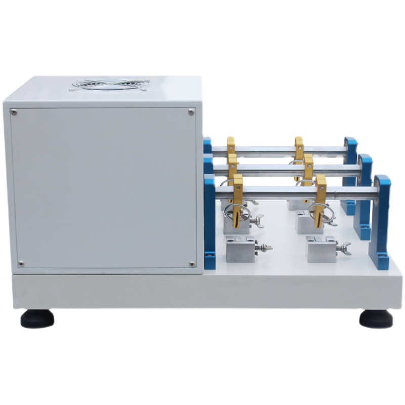 皮革耐折试验机6组/12组耐挠实验机布料皮料革料曲折耐挠性测试仪