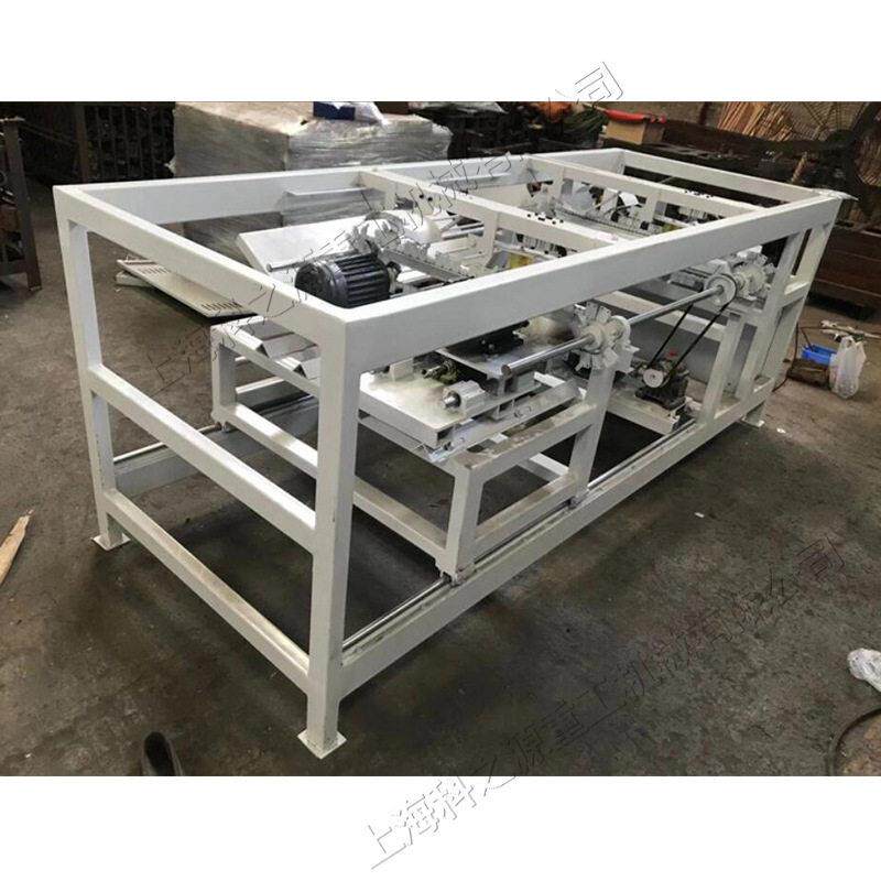 木棒攻丝机 拖把圆棒制螺纹机小型工具倒圆机 全自动扫把杆开牙机