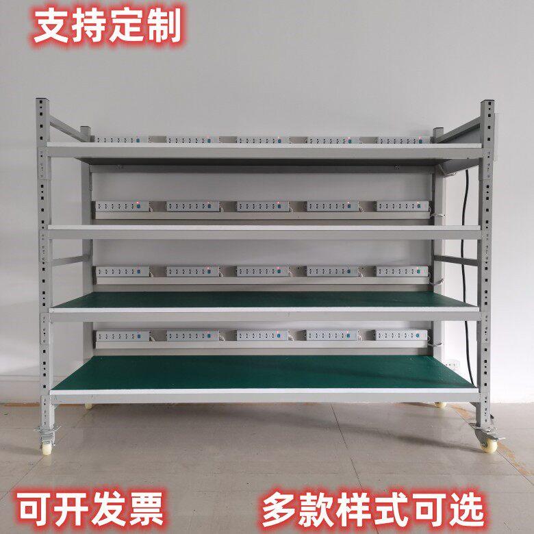 老化架测试架防静电多层插排架车间周转车带轮物流架显示器灯具架图片