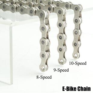 eBike电动自条行车链条891012 EPT锈8/9/速10/11防/12助力车链136