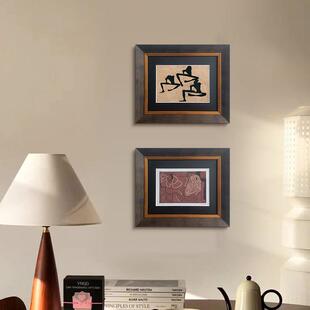 法式 饰画抽象中古风客厅书房挂画艺术壁画A054 现代毕加索装