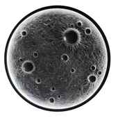 网红氛围月球灯酒吧餐厅背景墙灯过道走廊3D立体浮雕艺术装 饰壁灯