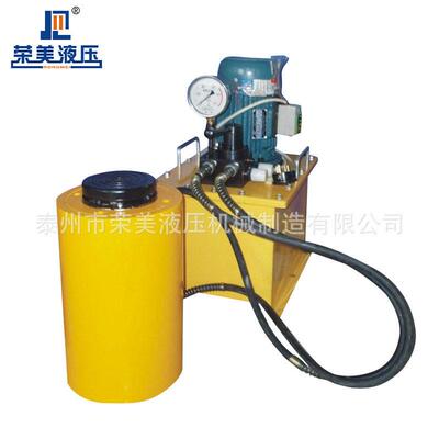 桥梁维修电动同步液压千斤顶200t320t500t电动液压千斤顶桩基检测