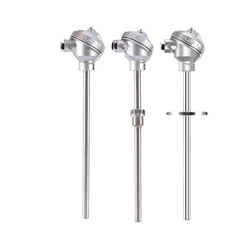 304不锈钢热电偶WRN-130/230WZP-130测温棒K型热电阻装配式热电偶