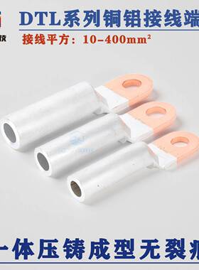 铜铝线鼻子接线耳国标DTL10/16/35/50-630电缆接头过渡连接线端子
