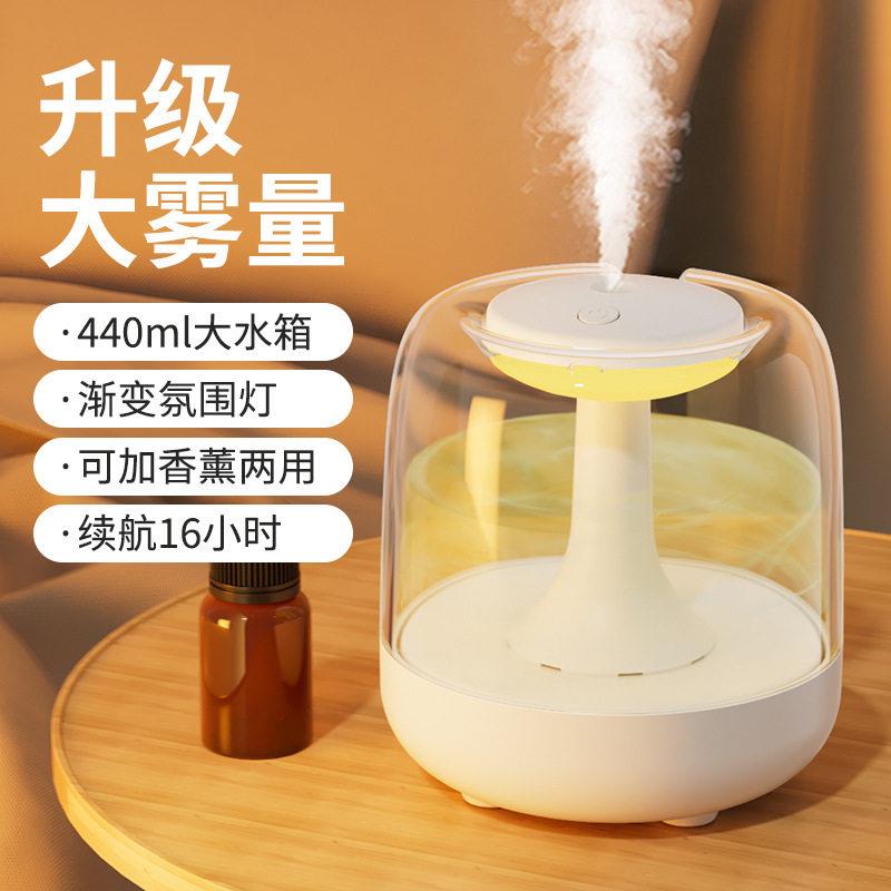 家用静音卧室加湿器孕妇婴幼儿办公室桌面大雾量空气净化器香薰机