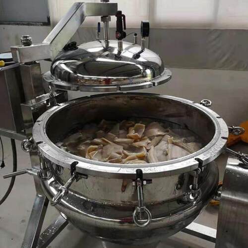 酱料油制造黄YHC豆快速高压蒸锅倾自动煮翻筐出牛羊骨头高汤压力