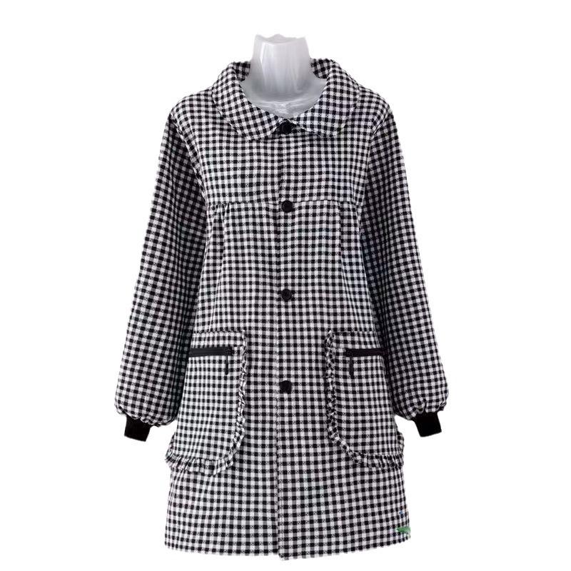 工作服代发长袖棉布穿衣围裙套装