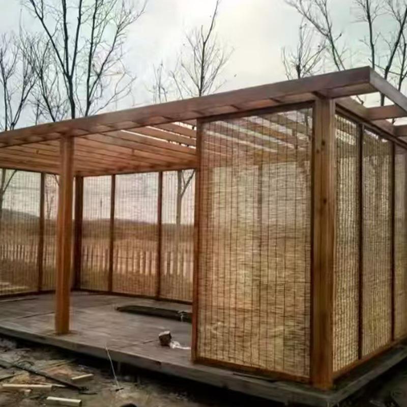 大吊卷芦苇帘凉亭窗户1卷帘隔帘顶遮阳装饰帘户断晾晒外芦苇帘