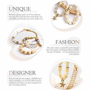 Clay letter Beads Set for Diy Bracelet Jewelry Making Kit