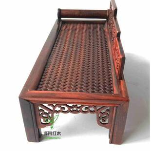 红实木雕工酸 摆件艺品明清家具枝小模型中式微型微缩紫檀仿古红