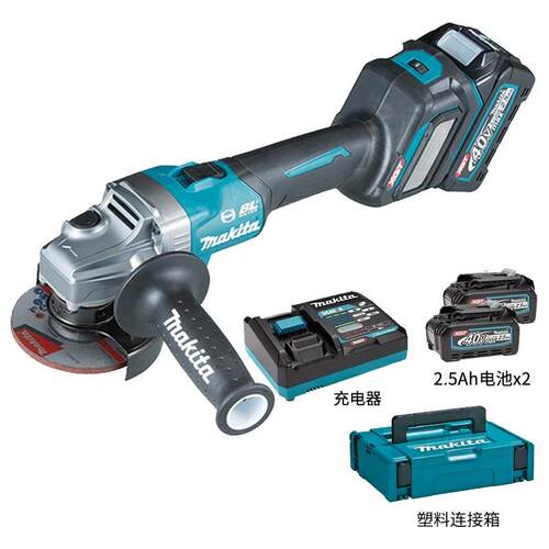 牧田（MAKITA）角磨机无刷打磨机抛光机锂电充电角向磨光机手砂轮