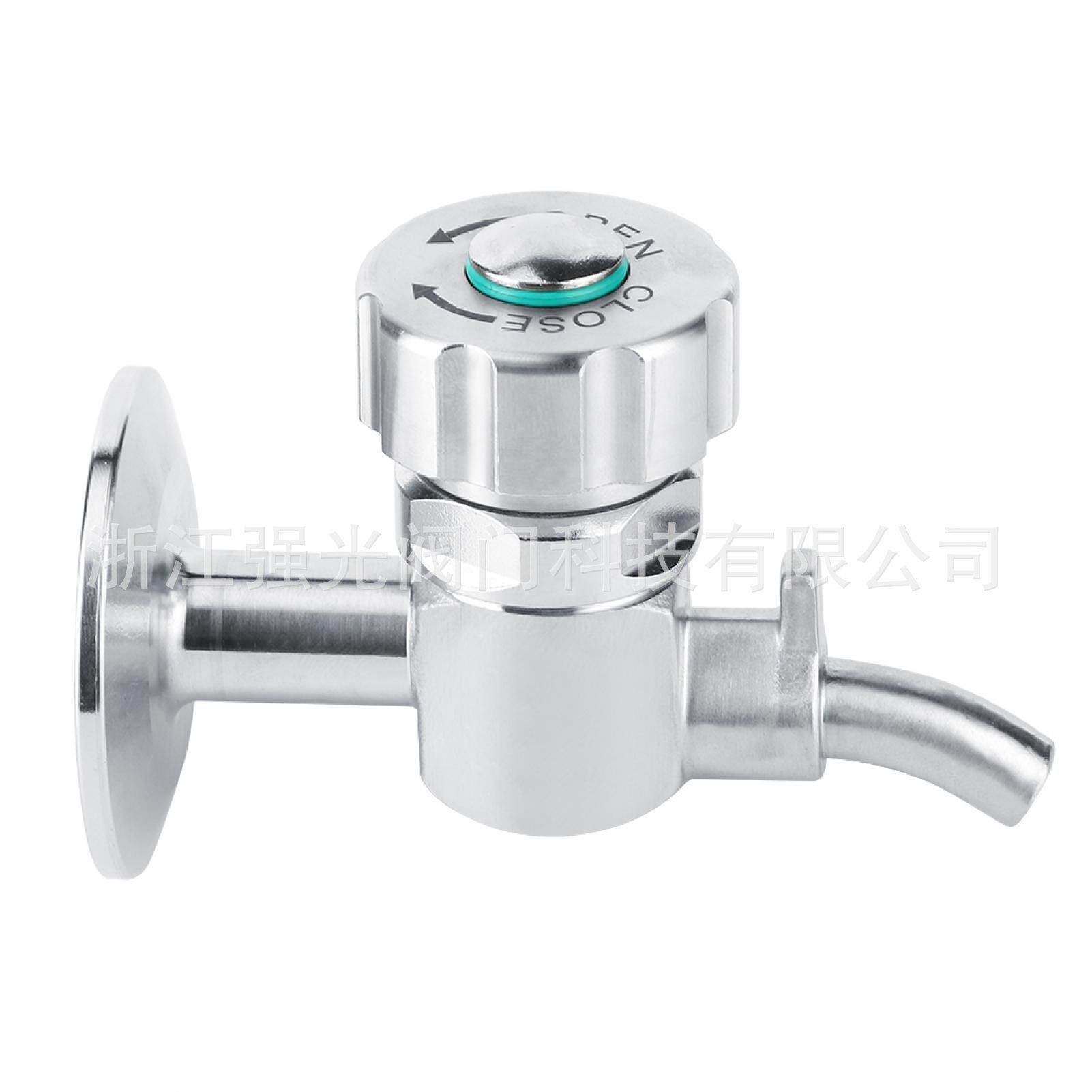精酿啤酒发酵罐卫生级取样阀,啤酒取样阀,旋螺式,快装,消泡器