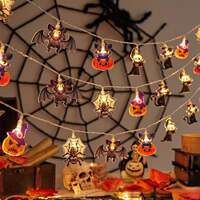 EDL Halloween light String Nan Gualing Spider Ghost Festival Atmosphere Decorative lights VVY Colorful Flashing Lights Ghost Festival Decorative Dim Lights thumbnail 3