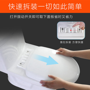 马桶盖圈马桶缓老式 加厚便 uvo坐盖板通用型秦 北盖降家用坐便器