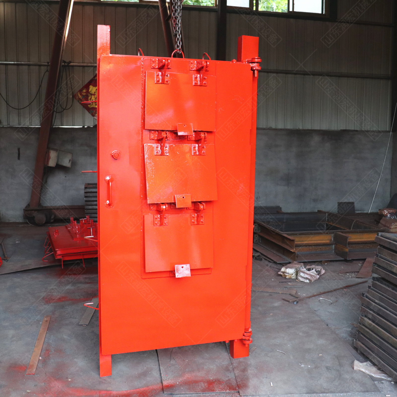 矿用井下抗冲击波活门避难硐室泄压防爆门可调节抗冲击密闭门