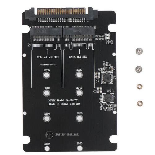 NVMe M.2 NGFF SSD转SFF-8639转接卡
