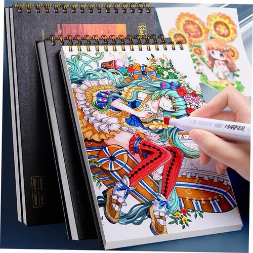 马克笔专用绘画本a4 8k 16k 画本marker book drawing pad 空白本
