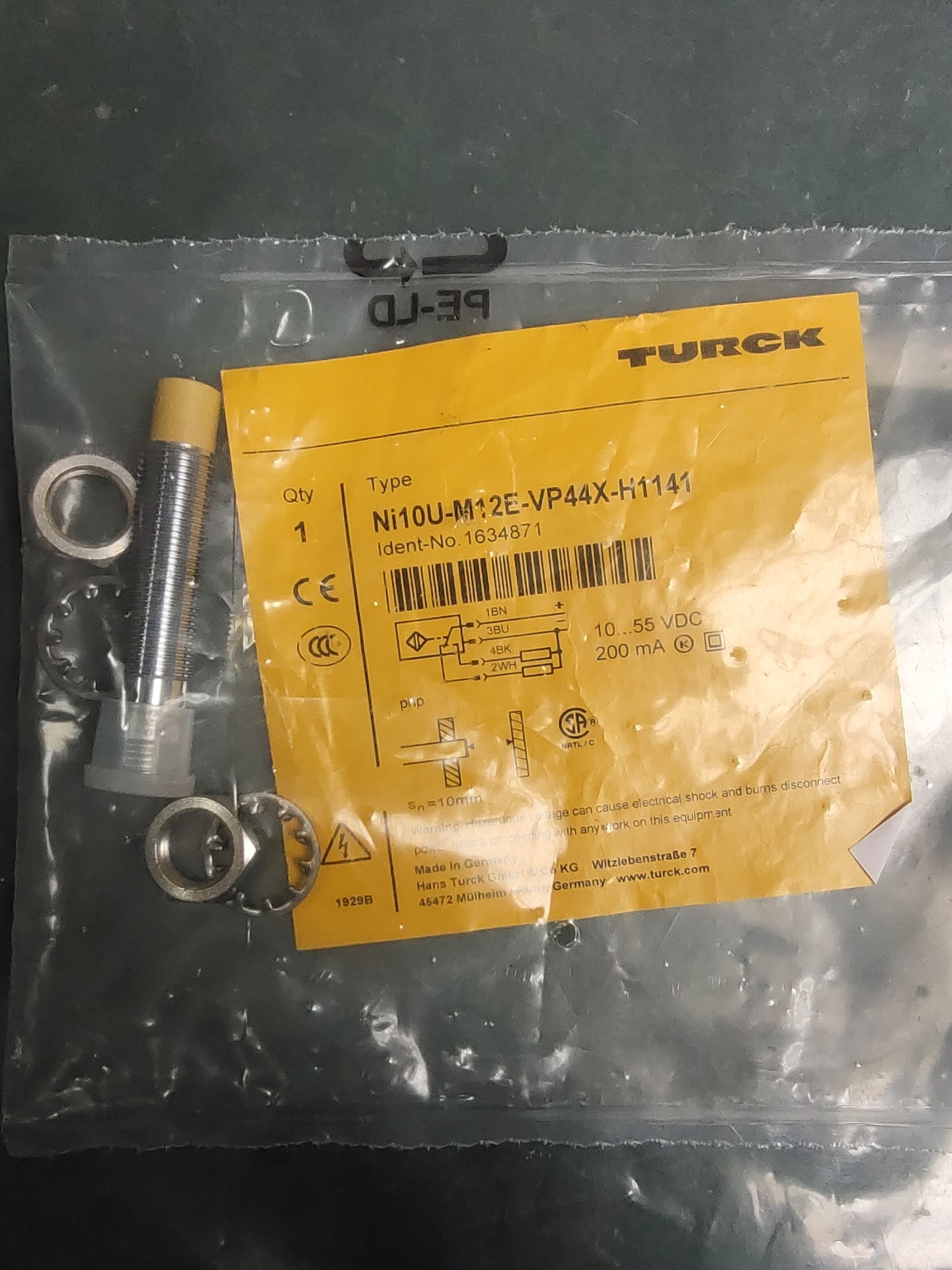 全新原装正品 TURCK图尔克 Ni10U-M12E-VP4
