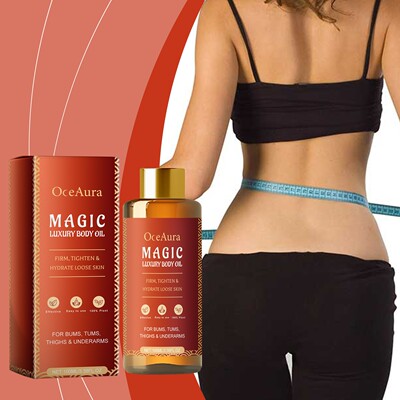 OCEAURA Firming and Moisturizing Body Oil, a hydrating and n
