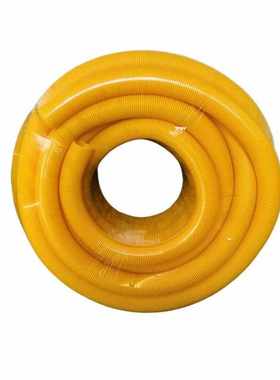 橙黄色PP阻燃波纹管穿线管汽车线束套管电缆电线保护套管塑料软管