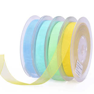 640 姚明织带批发 气质发夹材料028 手工DIY韩式 16mm 雪纱彩热卖