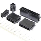 3.0mm公母对接插头43020连接器胶壳24681012141624P防水接头