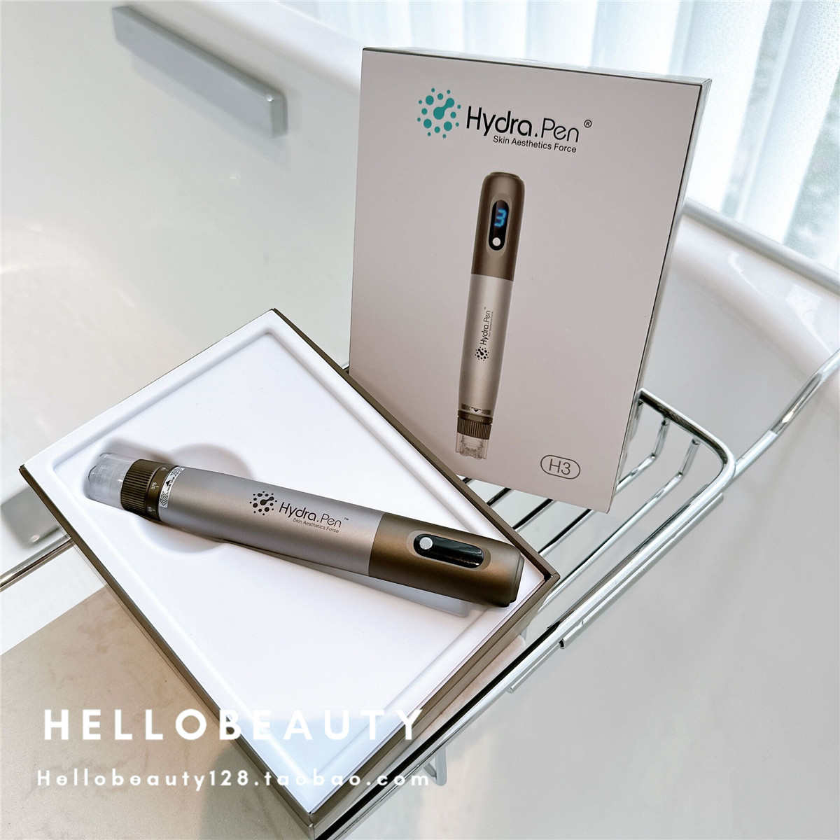 院线家用Hydra Pen H3可调节自动出液精华微针导入仪器插充电嫩肤