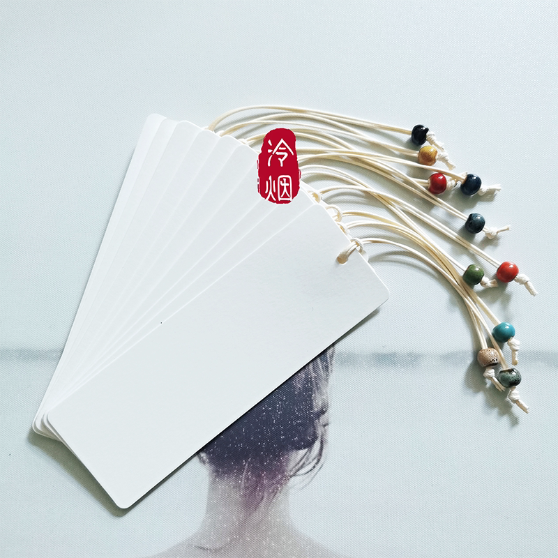 漂漆空白卡片中国风书签创意礼品可手写送配饰书法纸质ins风100张