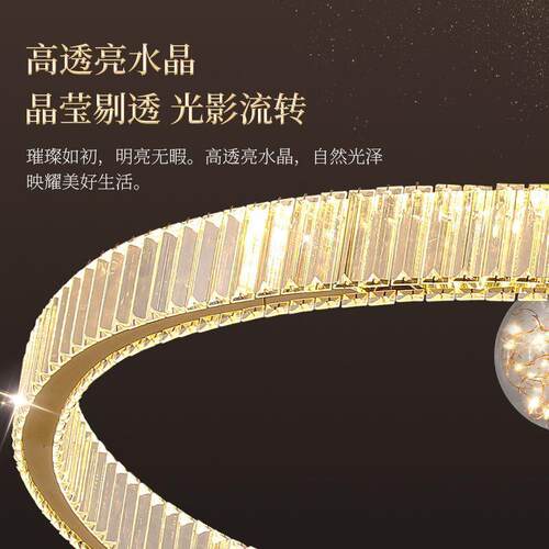 楼梯大吊灯意式轻奢新款设计师LOFT水晶吊灯高端别墅挑空吊灯