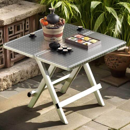 304不锈钢折叠桌可携式餐桌家用商用吃饭户外摆摊烧烤露营方桌子