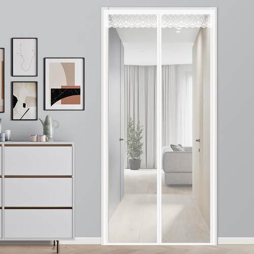 夏季防蚊门帘家用卧室静音通风防蚊磁性隔断窗魔术贴免打孔