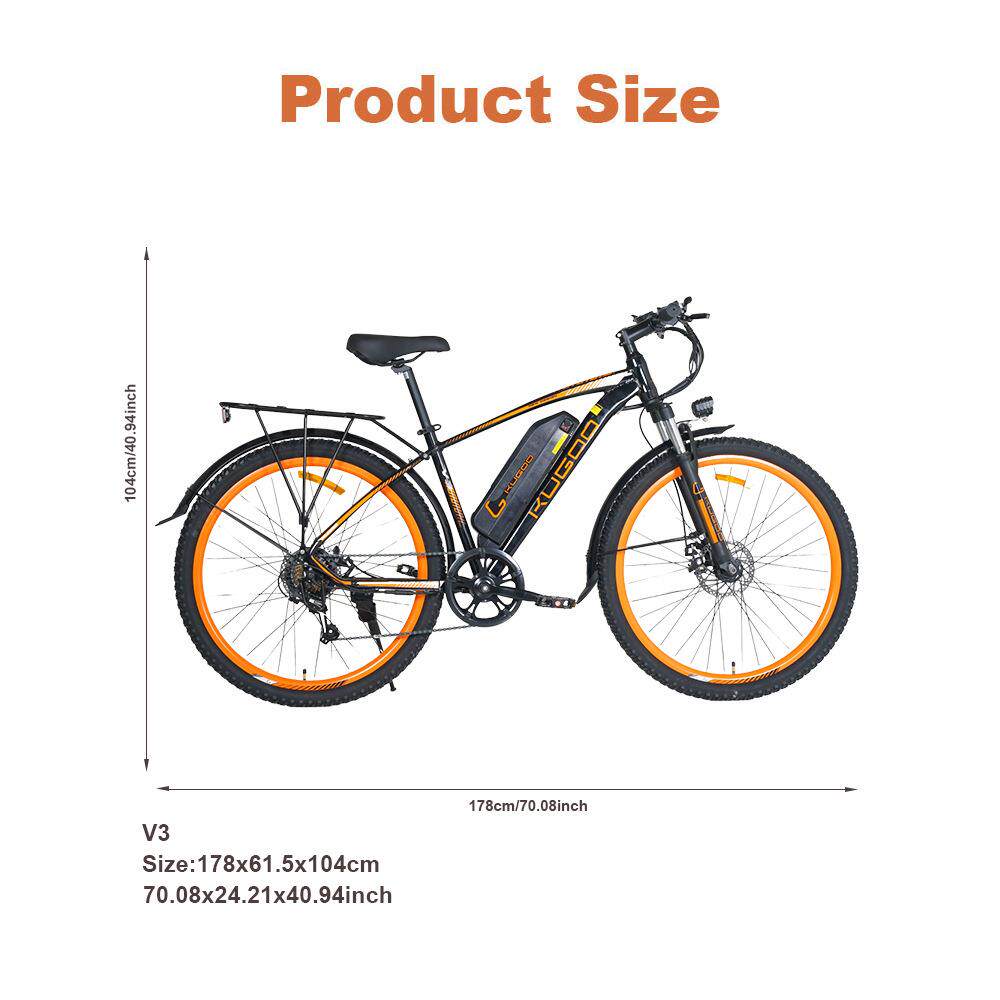 KUGOO V3自行车电动自行车350W 41公里/小时速度48V 13Ah 40-50公