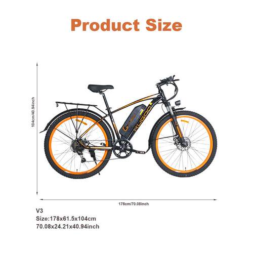 KUGOO V3自行车电动自行车350W 41公里/小时速度48V 13Ah 40-50公
