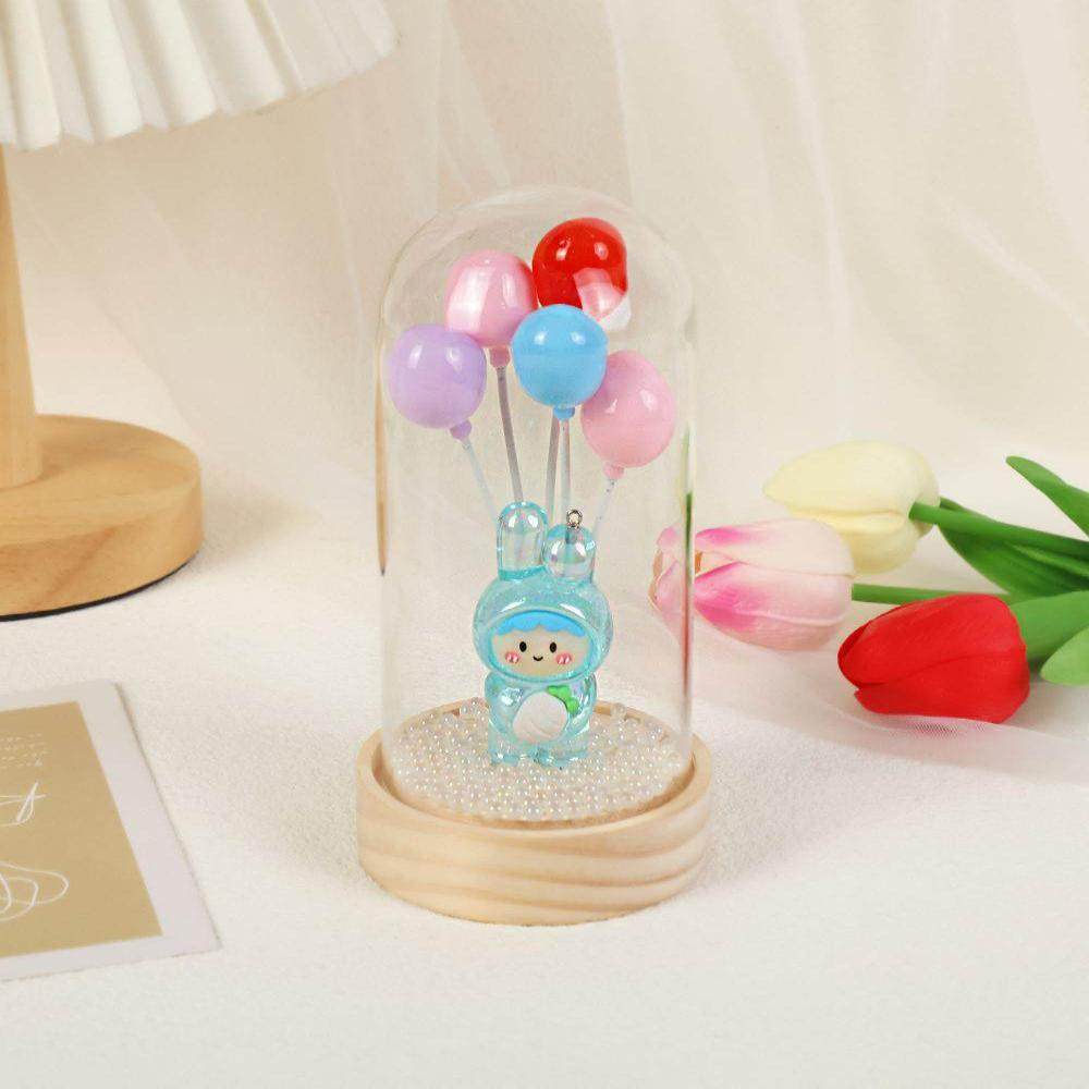 情人节表白礼物永生玻璃灯罩热款生日礼物气球兔子夜灯摆件,家居饰品,餐桌花艺,淘宝优惠券,粉丝福利购,淘宝优惠卷