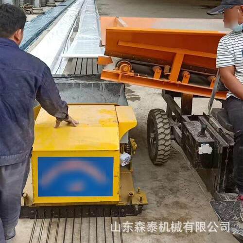 预制厂料驾输车驶型电动运上746料车运混凝土运输上料车