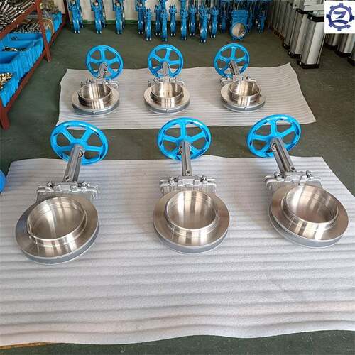 智工2520耐高温刀闸阀排渣阀10S不锈钢插板阀PZ7W-10NR
