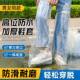 官方旗舰店一次性鞋 下雨天透明塑料加厚耐磨脚套防 套防水防滑雨鞋