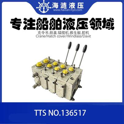 船用起重机克令吊手动多路阀TTS NO.36517比例控制阀HPV77,HPV-7
