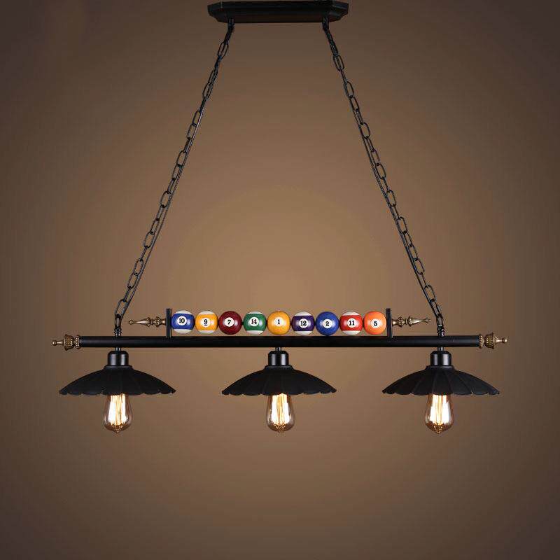 美式复古吊灯餐厅酒吧服装店台球桌球店装饰创意个性怀旧灯具